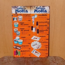 Insegna tabella gelati - insegna, motta