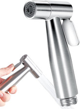 Doccetta per Bidet in Acciaio Inossidabile Idroscopino per WC, Portatile per Lav