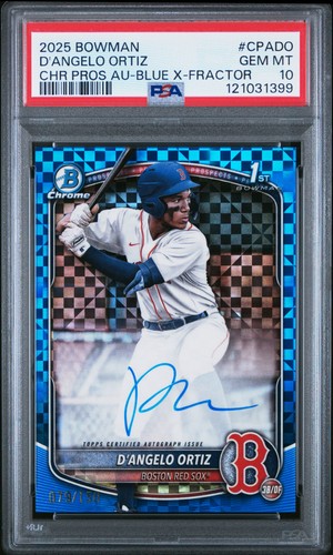 2025 bowman chrome prospect - bowman,