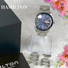 Orologio Uomo Hamilton Jazzmaster Seaview H375510 Quarzo Quadrante Blu 42mm