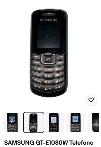 Samsung e1080w telefono - gt-e1080w,
