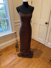 bariano dress Chocolate Size