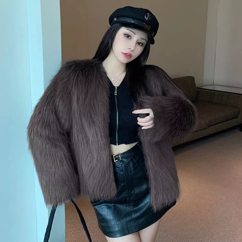 Giacca cappotto pelliccia - cappotto,