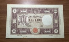 1000 Lire Barbetti Grande M Testina B.I. 12/10/1946 Bellissima Conservazione