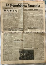 GIORNALE REPUBBLICA FASCISTA