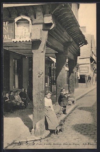 Cpa vitre porche une - cpa,