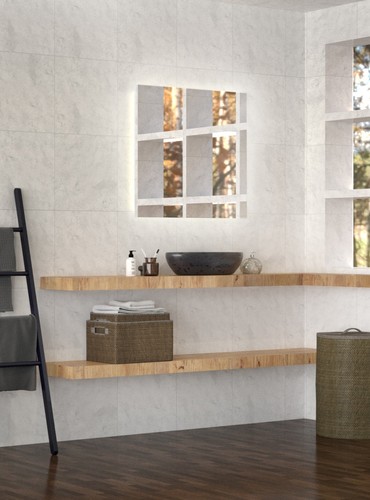 Specchio quadrato 80x80 - specchio,