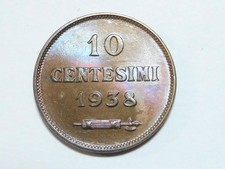 SAN MARINO 10 Centesimi 1938 R