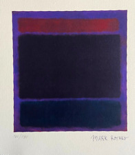 Mark Rothko Litografia COA originale firmata op numerata timbro (Sam Francis)