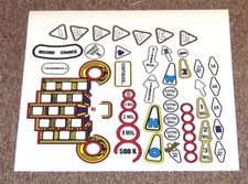 Decalcomanie inserto flipper