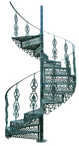 Scala chiocciola ghisa - scala,