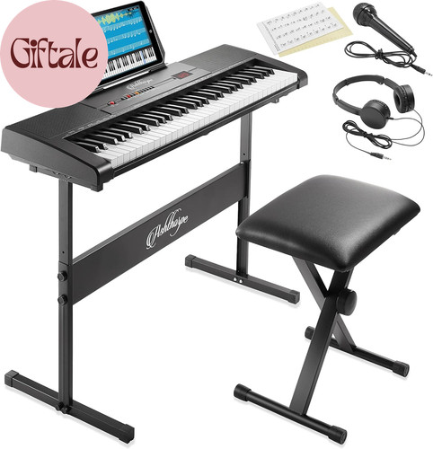 Key digital keyboard piano - 61-key,
