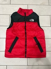 Smanicato The North Face Bicolore Rosso E Nero Maxi Imbottito Taglia XLImpermeab
