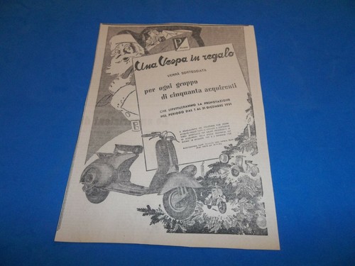 Pubblicita 1951 vespa - pubblicita',