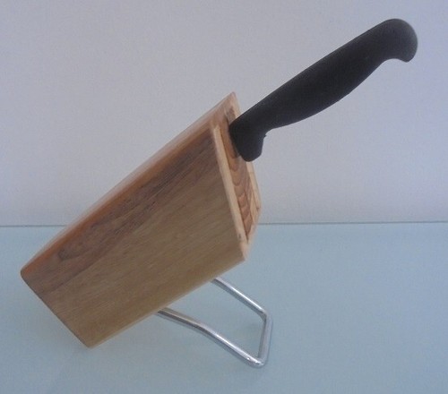 Ceppo portacoltelli legno - portacoltelli, in