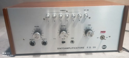 Sintoamplificatore fd35 rcf - ,