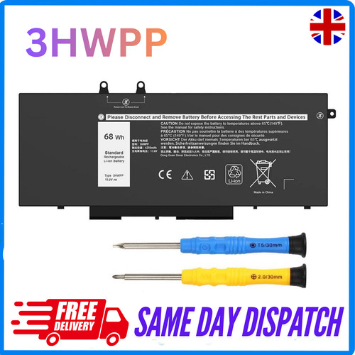 Batteria 3hwpp per dell - 3hwpp,