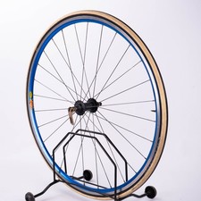 MOZZO CODA MAVIC CXP22 COPERTONCINO RUOTA ANTERIORE 28h VINTAGE ANNI 90 CERCHIO BLU BICI DA STRADA CXP