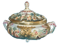 Zuppiera XIX Secolo Porcellana