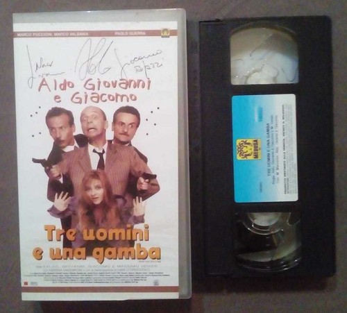 Vhs tre uomini una gamba - uomini, e