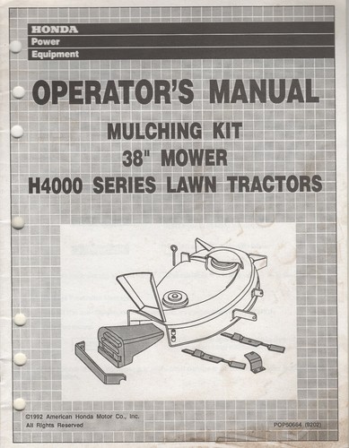 Kit mulching honda - mulching, 38"
