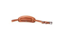 Barber Shop HAND STRAP "TIGHT CONTOUR" In pelle martellata marrone
