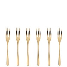 Sambonet, Taste PVD, Set 6 Forchettine Gold, Acciaio