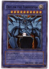 YUGIOH • Obelisco del Tiranno Divinità Egizie • GB1-002 ULTRA RARA PROMO
