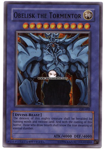 Yugioh obelisco del - obelisco,