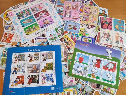 200 francobolli diversi - , walt