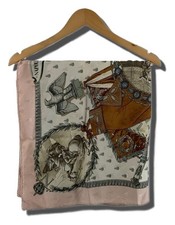 Sciarpa HERMES seta rosa