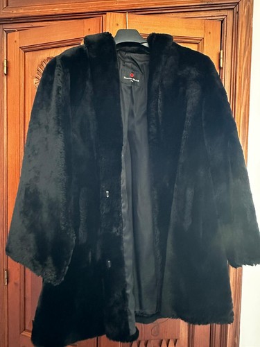 Cappotto montone merino - , nero