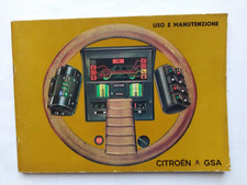 CITROEN   GSA BERLINA E BREAK  LIBRETTO USO MANUTENZIONE  EDIZ 12/1979     (749)