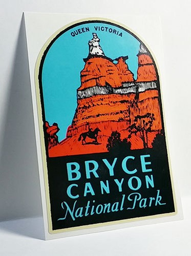 Adesivo bryce canyon national - bryce,