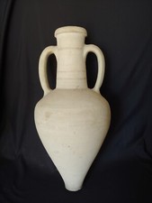 ANFORA ANTICA IN TERRACOTTA  SICILIANA VECCHIO ORCIO CON MANICI