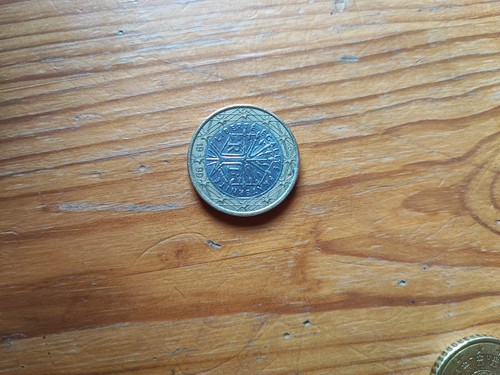 Moneta euro francese - da, 1