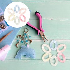 150 Pezzi Sacchetti Catena Anelli di Collegamento Artigianato Gioielli Cavo Catena Fare Connettori