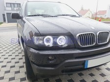 FARI ANTERIORI  BMW X5  E53 XENON D2S ANGEL EYES LED DAL 5/2000 -- 11/2003