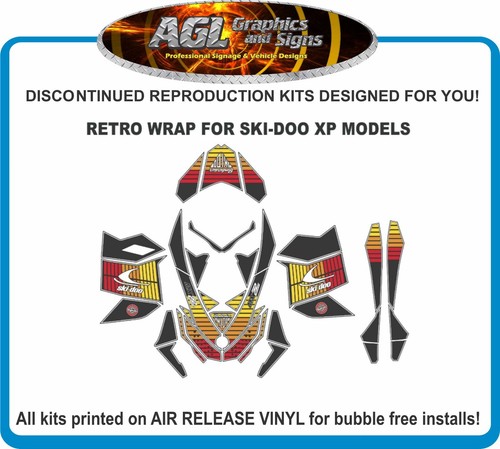 Retro sled wrap - retro,