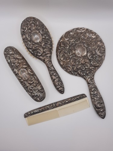 Set parrucchiere argento