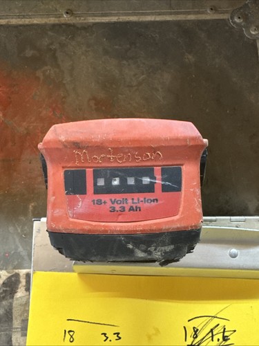 Hilti used b18 amp - used,