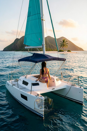 Splendido catamarano americano