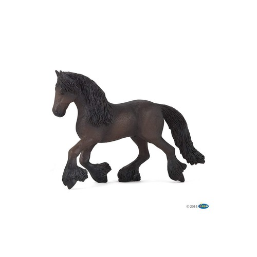 Figurina cavallo frisone papo - frisone,