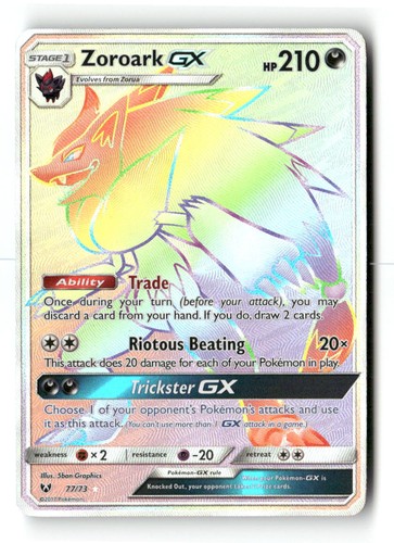 Zoroark 73 arcobaleno - gx,