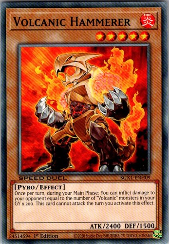Volcanic hammerer speed duel - speed,