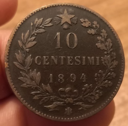 Moneta centesimi 1894 - 10,