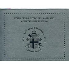 Serie euro Vaticano 2003 fdc Divisionale Papa Giovanni Paolo II
