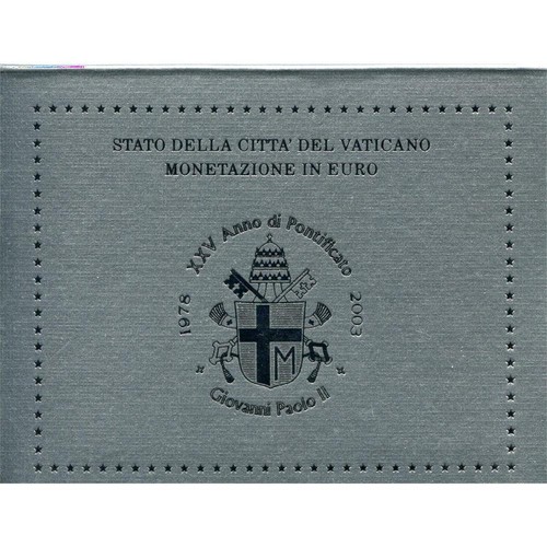 Serie euro vaticano - euro, 2003