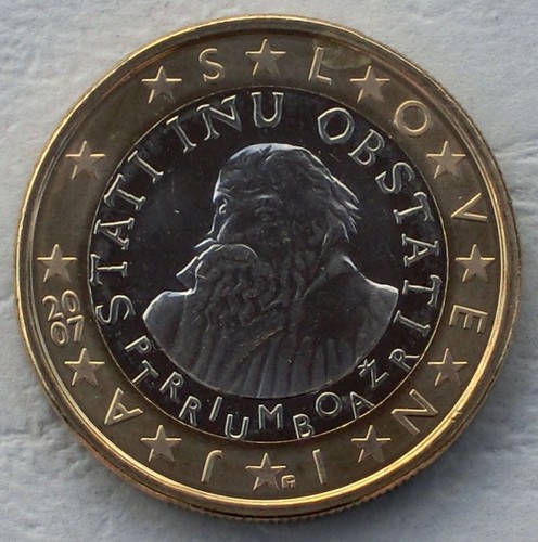 Uro moneta slovenia 2007 - moneta,
