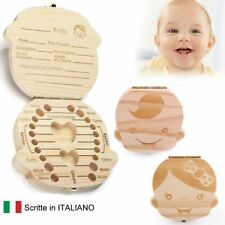 Box legno porta dentini latte